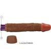 Baile Bob Realistic Vibrator 22.5 CM Mulatto