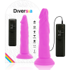 Diversia Flexible Vibrating Dildo Purple 23 CM