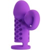 Romance Harden Purple Extended Sleeve Vibrating
