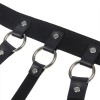 Subblime Leather Chest Harness Big Ring Chains