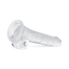 Afbeelding van Jelly Dildo met ballen - 17 cm