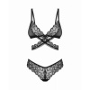 Afbeelding van Obsessive - Blomentis Tweedelige Set - Zwart
