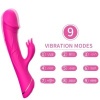 Armony Dildo Rabbit Silicone Fuchsia