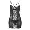 Subblime Dress & Thong Leather Black S/M