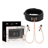 Coquette Chic Desire - Fantasy Nipple Clamp Necklace With Neoprene Lin