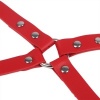 SUBBLIME 953706 Handcuffs with Bondage Belt Red One Size