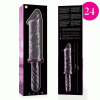 Nebula Series Model 24 Pink Glass Dildo 28.5cm
