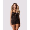 Afbeelding van Obsessive - Arrowel Babydoll - Zwart