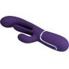 Pretty Love Shania Triple Rabbit Vibrator Purple