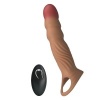 Textured Penis Sleeve With Vibration And Remote Control