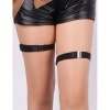 Subblime Adjustable Buckle Leg Rings Black