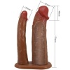 Pretty Love Yairon Double Penis Sleeve 4cm Extension