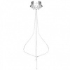 Bijoux Desir Metallique Silver Metallic Necklace