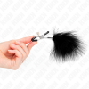 KINK Feather Nipple Clamp Black 7cm