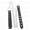 KINK - Leather Penis Ring 21.5 X 2 Cm With 60 Cm Metal Chain And Le...