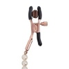 Afbeelding van Rosy Gold - Tepelklemmen met parelketting - Verstelbaar Design