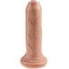 King Cock Uncut Dildo, Flesh, 15 CM