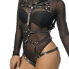 Subblime Leather Body Harness Adjustable Straps