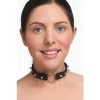 Afbeelding van XR Brands - Spiked Heart Choker - Zwart