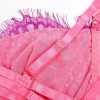 Subblime Pink Eyelash Lace Bra Set L/XL