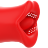 MIA Siena Red Stimulator Triple Pleasure Vibrating and Biting