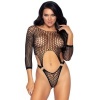 Leg Avenue Long-Sleeve Bodysuit Black
