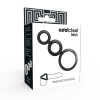 Addicted Toys Penis Ring Set Smoked
