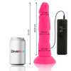 Diversia Flexible Vibrating Dildo Pink 23 CM