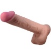 Pretty Love Sliding Skin Dildo Brown 26 CM