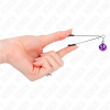 KINK Thin Bell Nipple Clamps Purple 7cm