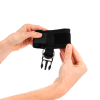Kink Neoprene Hook & Loop Restraints Black 22-34CM