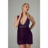 Afbeelding van Christine - Babydoll & String Lieve - paars