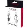 Darkness - Metal Nipple Clamp With Chain