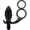 Addicted Toys Anal Plug with Double Cock Ring