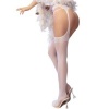 Chilirose CR 4312 Garter Stockings, White, S/M