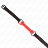 Kink Bone Gag, Leatherette Strap, Red, 41-57cm