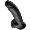 King Cock Dildo Black Balls 22.9 CM