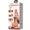 Pretty Love Sliding Skin Dildo Flesh 19.4 CM