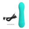 Pretty Love Faun Rechargeable Vibrator Aqua Green