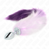 Kink Anal Plug S 7x3cm Synthetic Tail 40cm Purple