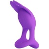 Pretty Love Silas Vibrant Penis Ring Purple 7 Vibrations
