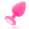 Intense Shelki M Anal Plug Fuchsia
