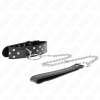 KINK Necklace Black Rings Lace 36-50cm