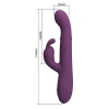 Pretty Love Dee Rabbit Vibrator - Purple