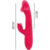 Intense Dua Multifunction Vibrator Red Tongue