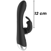 Black&Silver DJ Adam Rabbit Vibrator Black