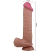 Pretty Love Sliding Skin Dildo Brown 26 CM