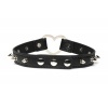 Afbeelding van XR Brands - Spiked Heart Choker - Zwart