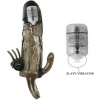 Baile Brave Man Penis Cover Black Dual Stimulation 16.5cm
