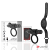 Black & Silver Cameron Vibrating Cock Ring